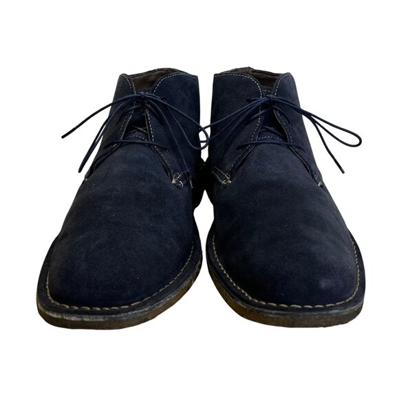 Johnston & Murphy Men’s Navy Blue Leather Bollinger Chukka Boots Size 13M main image 10